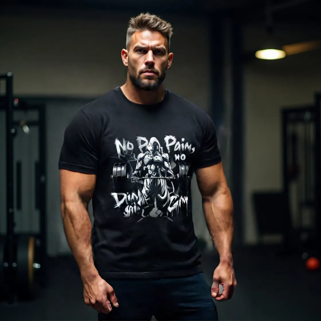 “No Pain No Gain – Anime Strength Series | Limited Edition Tee”