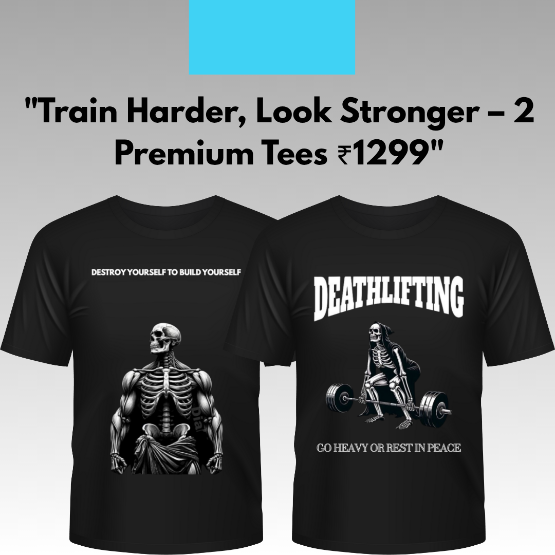 Ultimate Gym Grind Combo – 2 Tees for Warriors