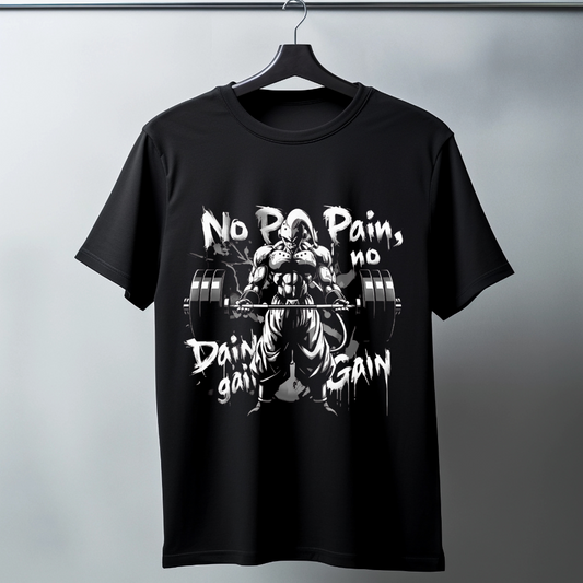 “No Pain No Gain – Anime Strength Series | Limited Edition Tee”